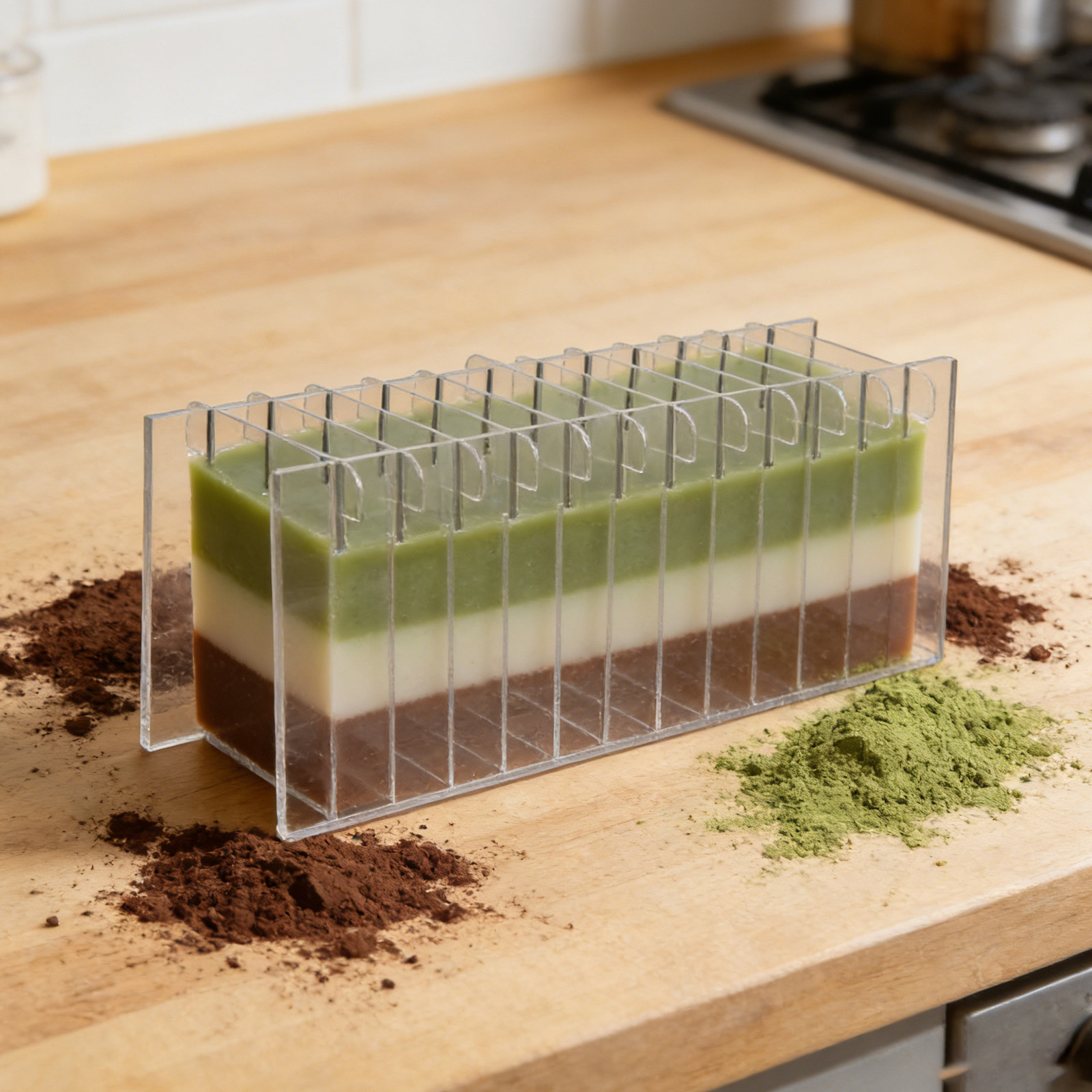 Soap Making Guide For Beginners - Planche de séparation en acrylique pour