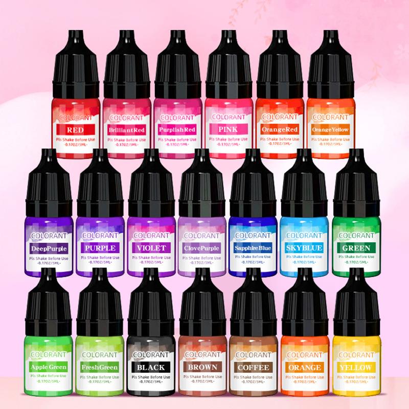 Soap Making Ingredients - 5 ml/bouteille bougie cire Pigment Colorant