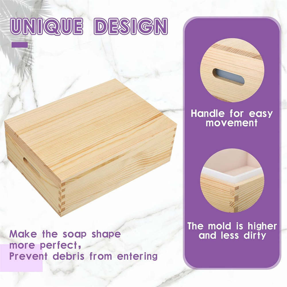 Grands moules à savon rectangu - Soap Making Guide For Beginners avis et prix