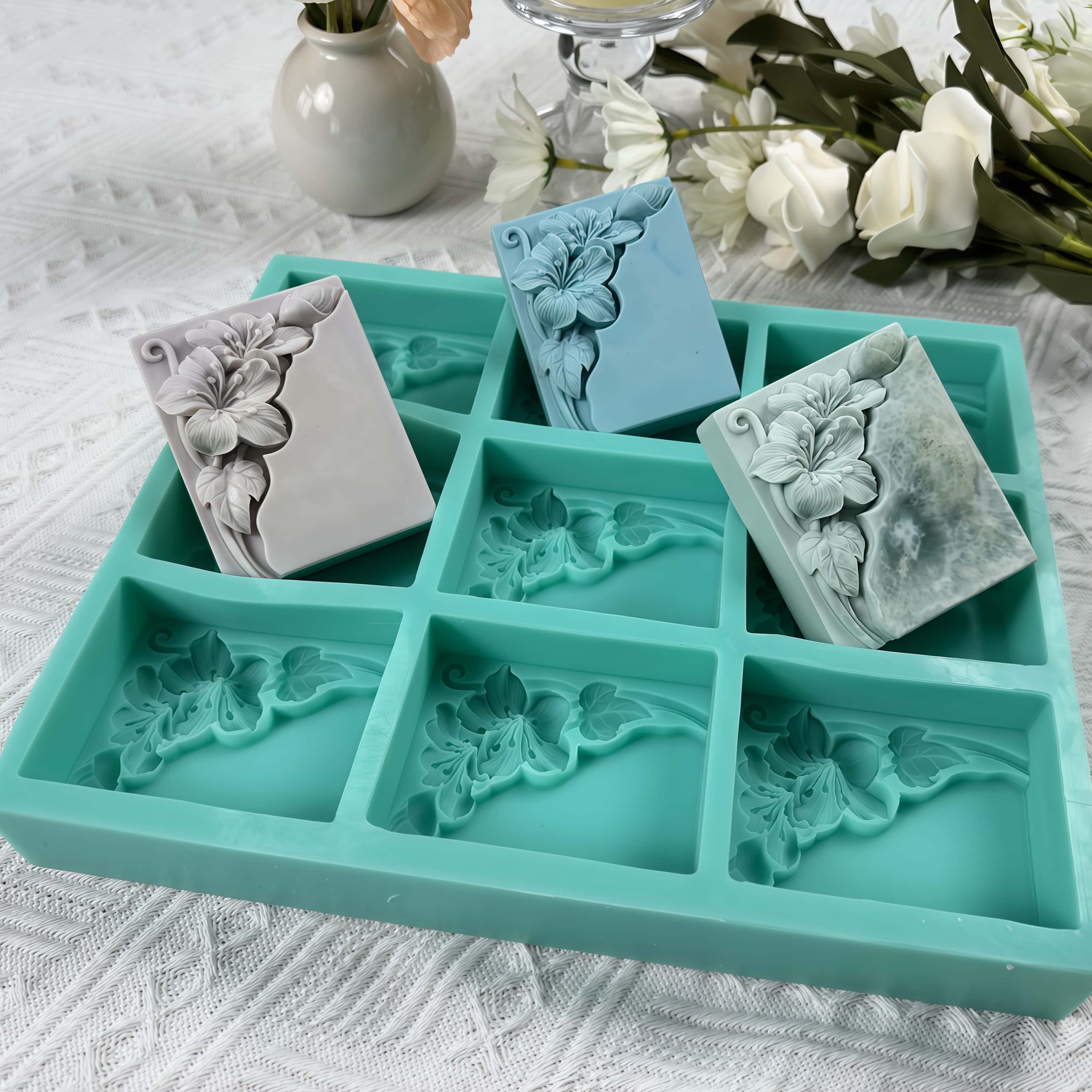 Moule à savon en forme de fleu - Soap Making Guide For Beginners avis et prix