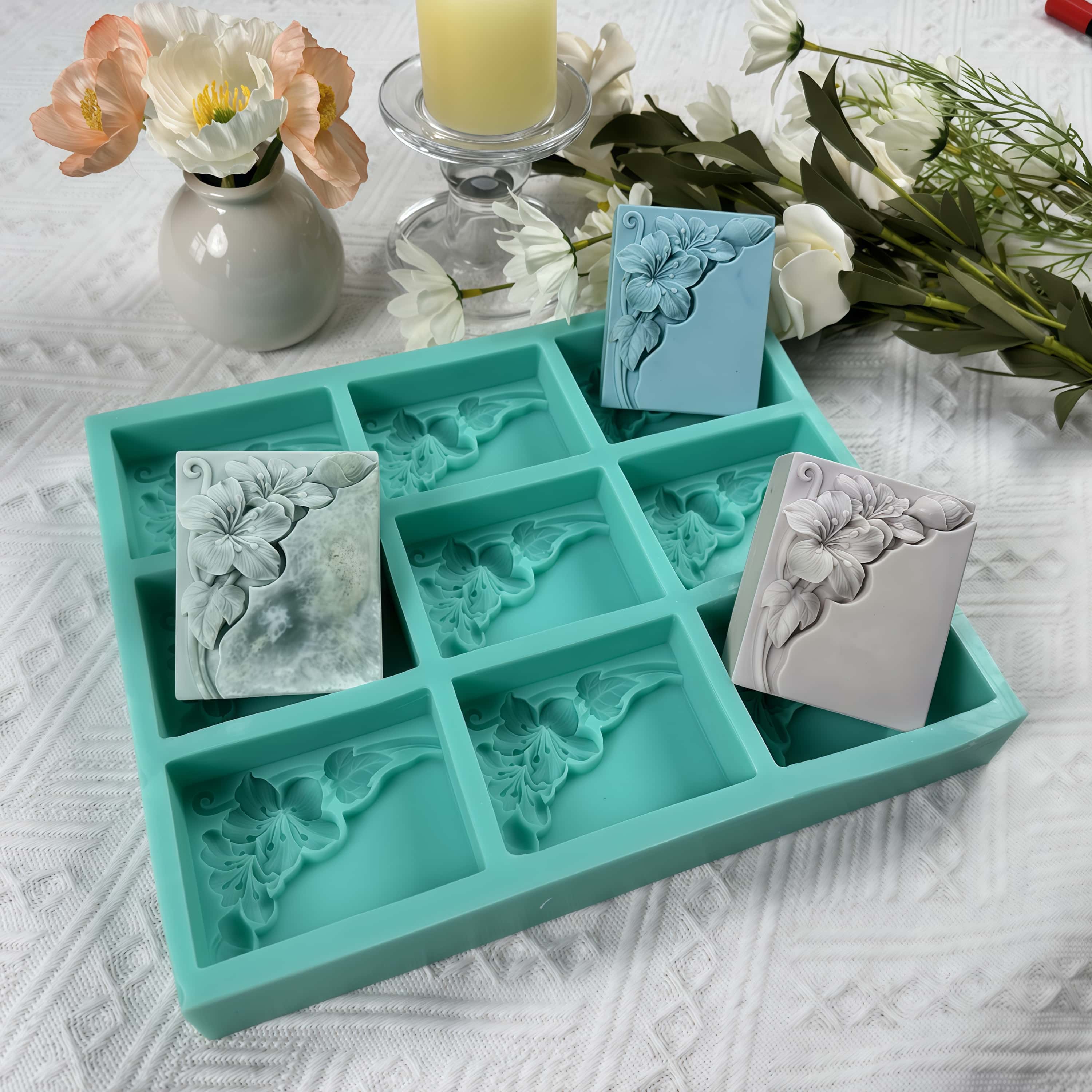 Moule à savon en forme de fleu - Soap Making Guide For Beginners avis et prix